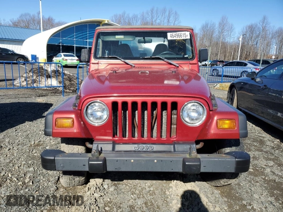 1999 Jeep Wrangler Sport with VIN 1J4FY19S0XP409124, listed as a Copart auction lot 46496615 with 166,834 mi miles and Clean Title. Bid and sale history available at carsss.com. Image 5.