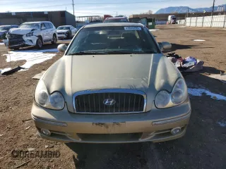 2003 Hyundai Sonata GLS with VIN KMHWF35H33A874765, listed as a Copart auction lot 43804495 with 168,242 mi miles and Salvage Title. Bid and sale history available at carsss.com. Image 5.