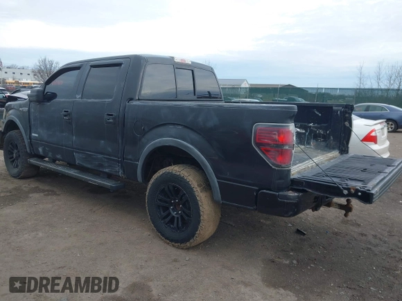 2014 Ford F-150 XL with VIN 1FTFW1ET1EFC06479, listed as a IAAI auction lot 41935420 with 190,797 mi miles. Bid and sale history available at carsss.com. Image 3.