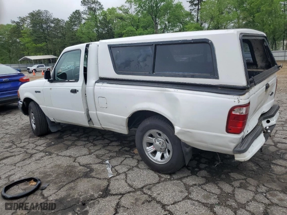 2001 Ford Ranger XL with VIN 1FTYR10C41PA68349, listed as a Copart auction lot 51712355 with 533,052 mi miles and Salvage Title. Bid and sale history available at carsss.com. Image 2.