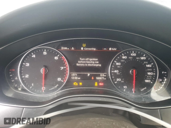 2015 Audi A6 2.0T Premium Plus with VIN WAUGFAFC3FN007747, listed as a Copart auction lot 52125165 with 160,677 mi miles and Clean Title. Bid and sale history available at carsss.com. Image 9.
