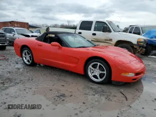 2002 Chevrolet Corvette with VIN 1G1YY32G325123667, listed as a Copart auction lot 43798955 with 85,363 mi miles and Clean Title. Bid and sale history available at carsss.com. Image 4.