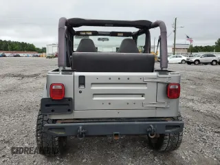 2001 Jeep Wrangler Sport with VIN 1J4FA49S81P348537, listed as a Copart auction lot 52341295 with 131,756 mi miles and Clean Title. Bid and sale history available at carsss.com. Image 6.