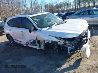 2024 Acura MDX w/A-Spec Package with VIN 5J8YE1H01RL009432, listed as a IAAI auction lot 41190143 with 1 mi miles. Bid and sale history available at carsss.com. Image 1.