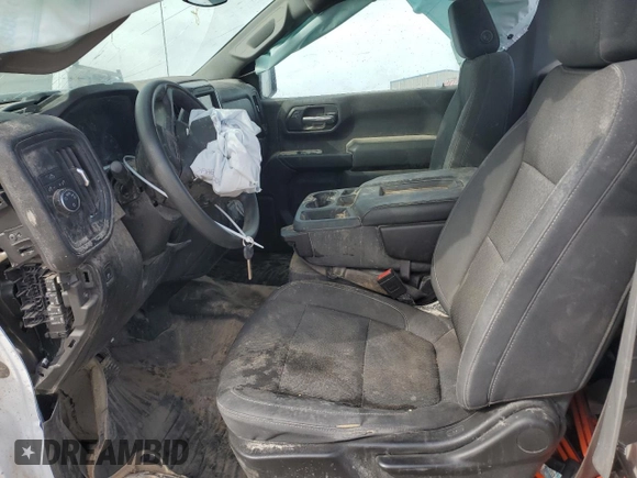 2019 Chevrolet Silverado 1500 Work Truck with VIN 3GCNWAEF5KG194594, listed as a Copart auction lot 44603345 with 80,401 mi miles and Salvage Title. Bid and sale history available at DreamBid. Image 7.