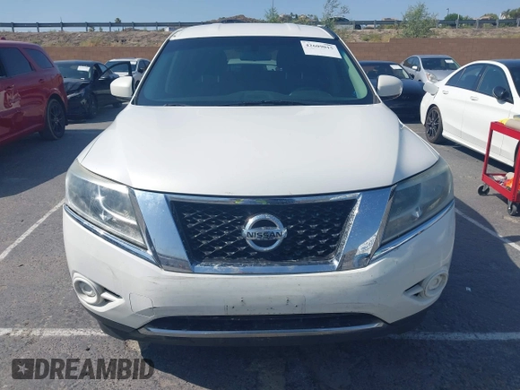 2013 Nissan Pathfinder SV with VIN 5N1AR2MN8DC690656, listed as a IAAI auction lot 42609015 with 178,949 mi miles and . Bid and sale history available at DreamBid. Image 6.