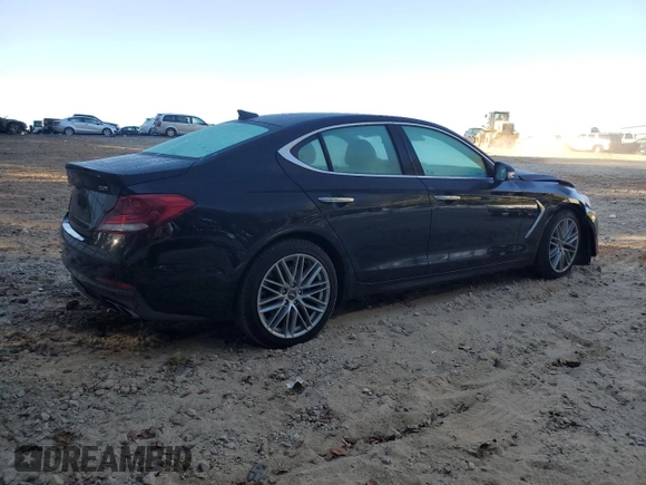 2021 Genesis G70 2.0T with VIN KMTG64LA6MU073463, listed as a Copart auction lot 76839984 with 43,451 mi miles and Salvage title. Bid and sale history available at DreamBid. Image 3.