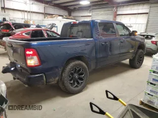 2019 Ram 1500 Big Horn z VIN 1C6SRFFT6KN622358, wystawiony jako Copart lot #47748595 z przebiegiem 84 975 mil mil oraz Szkoda całkowita • Salvage title. Historia ofert i sprzedaży dostępna na DreamBid. Obrazek 3.