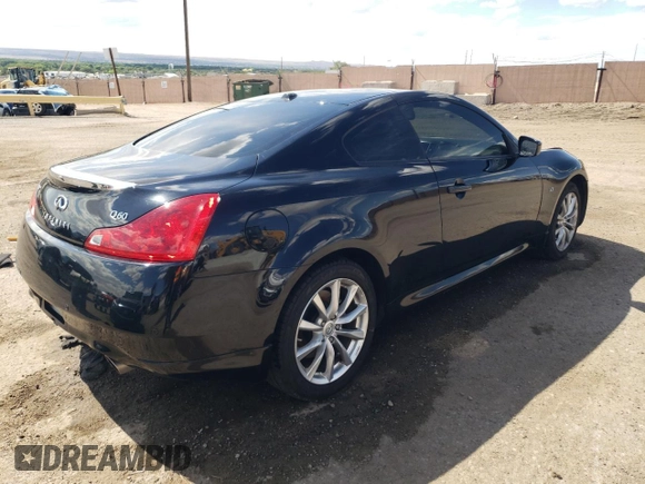 2014 Infiniti Q60 with VIN JN1CV6EL3EM132337, listed as a Copart auction lot 59591735 with 110,809 mi miles and Salvage title. Bid and sale history available at DreamBid. Image 3.
