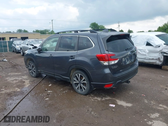 2020 Subaru Forester Limited with VIN JF2SKASC2LH525195, listed as a IAAI auction lot 42361746 with 100,299 mi miles and . Bid and sale history available at DreamBid. Image 3.