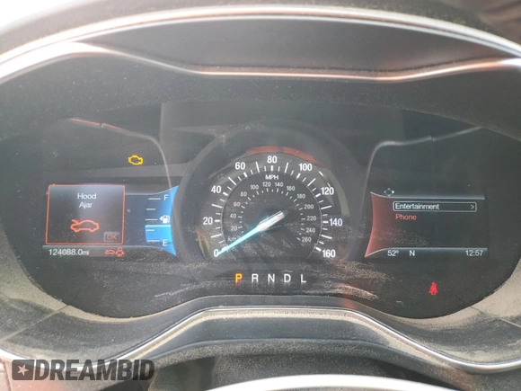 2017 Ford Fusion SE with VIN 3FA6P0H78HR399653, listed as a Copart auction lot 86915704 with 124,088 mi miles and Salvage Title. Bid and sale history available at DreamBid. Image 9.