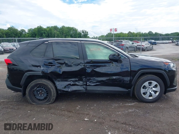 2022 Toyota RAV4 LE with VIN JTMF1RFV6ND088373, listed as a IAAI auction lot 42645055 with 33,048 mi miles and . Bid and sale history available at DreamBid. Image 13.