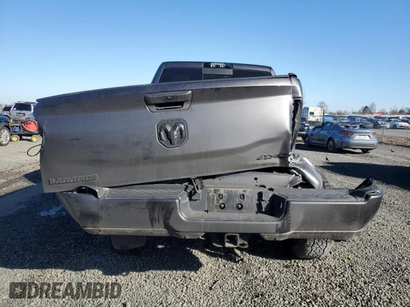 2022 Ram 2500 Laramie with VIN 3C6UR5FJ2NG287517, listed as a Copart auction lot 47123855 with Not Provided miles and Salvage Title. Bid and sale history available at carsss.com. Image 6.