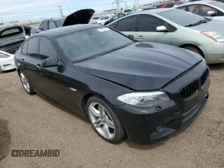 2013 BMW 5 Series 550i with VIN WBAFR9C57DDX80442, listed as a Copart auction lot 54935275 with 92,346 mi miles and Clean Title. Bid and sale history available at carsss.com. Image 4.