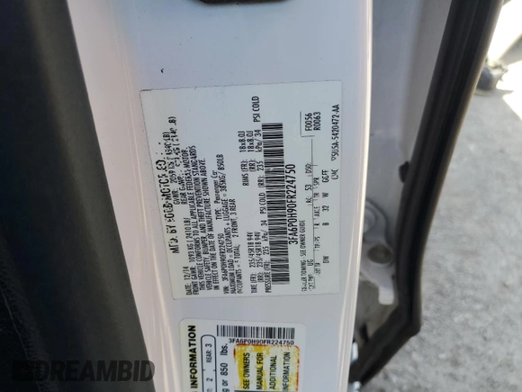 2015 Ford Fusion SE with VIN 3FA6P0H90FR224750, listed as a Copart auction lot 52289505 with 123,133 mi miles and Salvage Title. Bid and sale history available at carsss.com. Image 13.