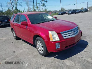 2008 Cadillac SRX AWD with VIN 1GYEE637780138692, listed as a IAAI auction lot 41660350 with 173,934 mi miles. Bid and sale history available at carsss.com. Image 1.