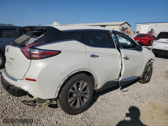 2018 Nissan Murano SV with VIN 5N1AZ2MGXJN197983, listed as a Copart auction lot 71755374 with 80,521 mi miles and Salvage Title. Bid and sale history available at carsss.com. Image 3.