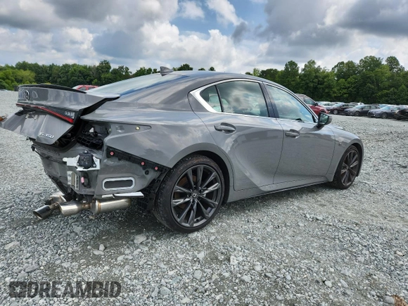 2024 Lexus IS 350 F Sport with VIN JTHBZ1B23R5079875, listed as a Copart auction lot 64436945 with 11,542 mi miles and Clean title. Bid and sale history available at DreamBid. Image 3.