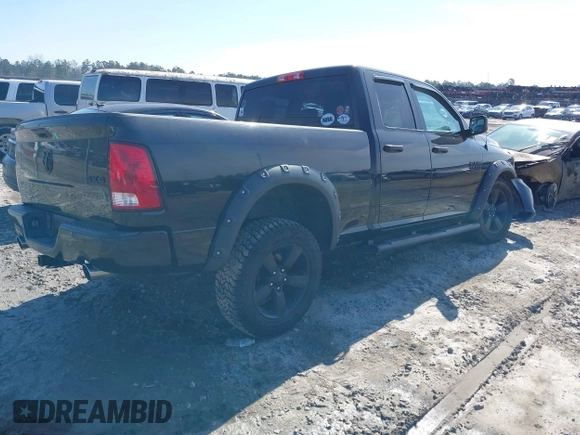 2018 Ram 1500 Express with VIN 1C6RR7FT0JS177927, listed as a IAAI auction lot 41640379 with 112,478 mi miles. Bid and sale history available at carsss.com. Image 4.