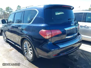 2017 Infiniti QX80 with VIN JN8AZ2NC9H9431960, listed as a IAAI auction lot 41725582 with 1 mi miles. Bid and sale history available at carsss.com. Image 3.