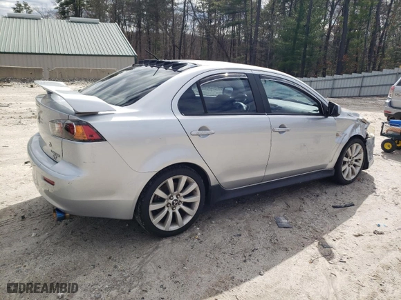 2010 Mitsubishi Lancer GTS with VIN JA32U8FW2AU018158, listed as a Copart auction lot 50004765 with 136,070 mi miles and Clean Title. Bid and sale history available at carsss.com. Image 3.