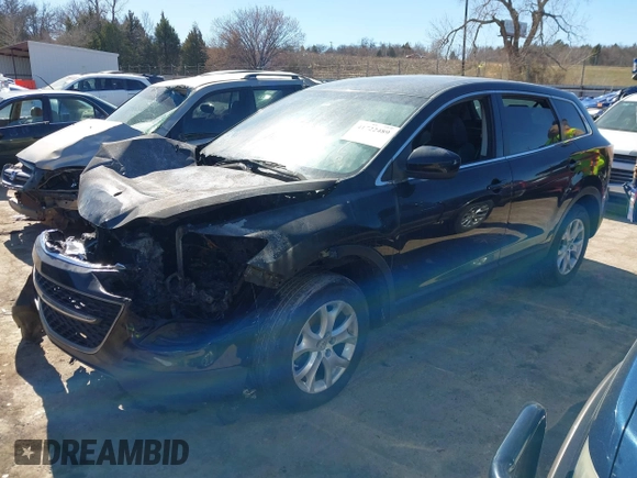 2012 Mazda CX-9 Touring with VIN JM3TB2CA7C0345836, listed as a IAAI auction lot 41722489 with Not Provided miles and . Bid and sale history available at carsss.com. Image 2.