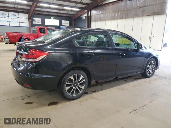 2013 Honda Civic EX with VIN 19XFB2F82DE266792, listed as a Copart auction lot 55680355 with 266,796 mi miles and Clean Title. Bid and sale history available at DreamBid. Image 3.