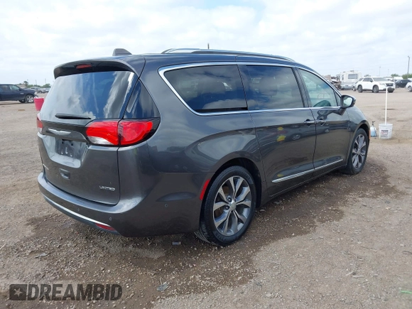 2018 Chrysler Pacifica Limited z VIN 2C4RC1GG1JR105869, wystawiony jako IAAI lot #42064725 z przebiegiem 140 766 mil mil oraz . Historia ofert i sprzedaży dostępna na DreamBid. Obrazek 4.
