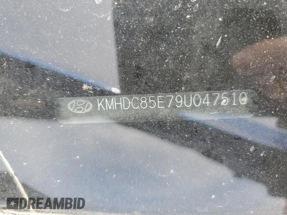 2009 Hyundai Elantra with VIN KMHDC85E79U047510, listed as a Copart auction lot 63912235 with 131,899 mi miles and Salvage title. Bid and sale history available at DreamBid. Image 13.