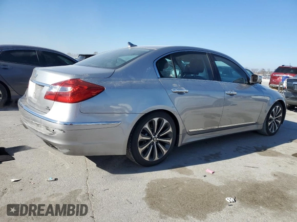 2012 Hyundai Genesis 5.0L with VIN KMHGC4DH3CU162548, listed as a Copart auction lot 83465724 with 121,836 mi miles and Salvage Title. Bid and sale history available at carsss.com. Image 3.