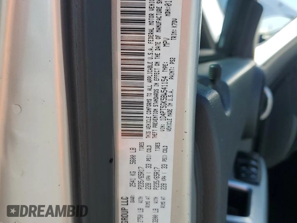 2011 Dodge Nitro SXT z VIN 1D4PT5GK5BW541154, wystawiony jako Copart lot #72741154 z przebiegiem 154 746 mil mil oraz Szkoda całkowita • Salvage title. Historia ofert i sprzedaży dostępna na DreamBid. Obrazek 16.