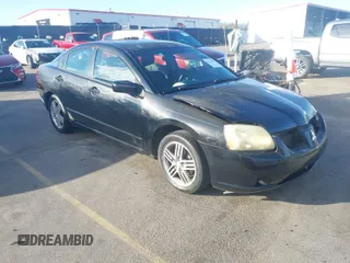 2004 Mitsubishi Galant ES with VIN 4A3AB36F74E077627, listed as a IAAI auction lot 41734910 with 196,299 mi miles. Bid and sale history available at carsss.com. Image 1.