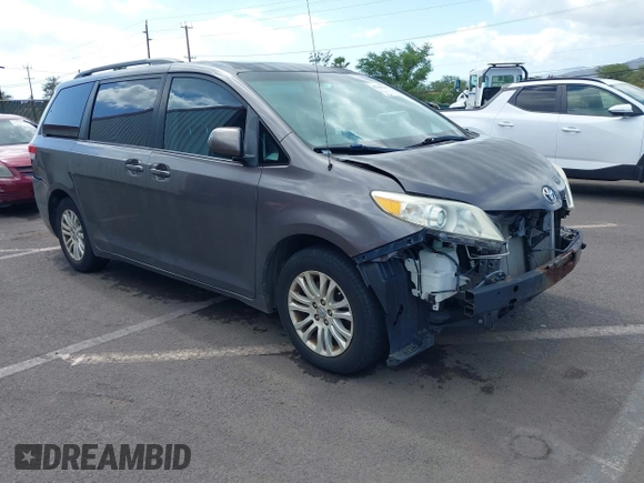 2013 Toyota Sienna XLE AAS with VIN 5TDYK3DC4DS363908, listed as a IAAI auction lot 42360224 with 110,469 mi miles and . Bid and sale history available at DreamBid. Image 1.