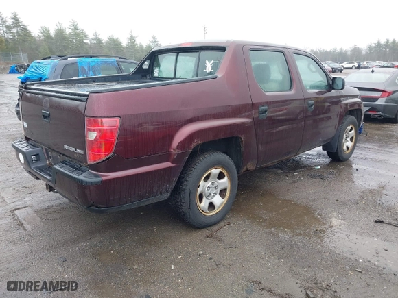 2009 Honda Ridgeline RT with VIN 2HJYK16209H501793, listed as a IAAI auction lot 41987267 with 243,813 mi miles. Bid and sale history available at carsss.com. Image 4.