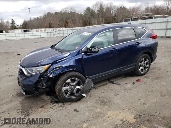 2019 Honda CR-V EX with VIN 2HKRW2H52KH633042, listed as a Copart auction lot 42167633 with 43,080 mi miles. Bid and sale history available at carsss.com. Image 1.