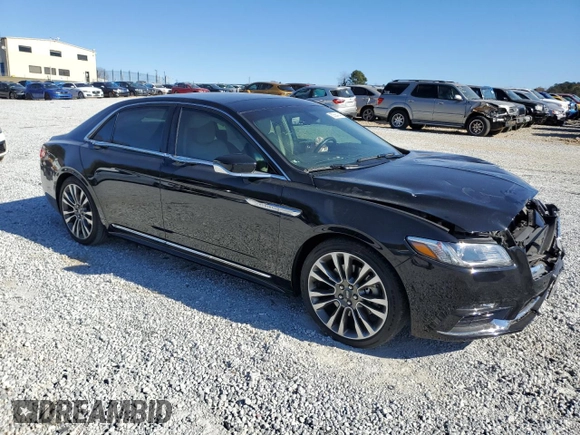 2017 Lincoln Continental Reserve with VIN 1LN6L9RP3H5600933, listed as a Copart auction lot 83584144 with 23,225 mi miles and Salvage Title. Bid and sale history available at carsss.com. Image 4.