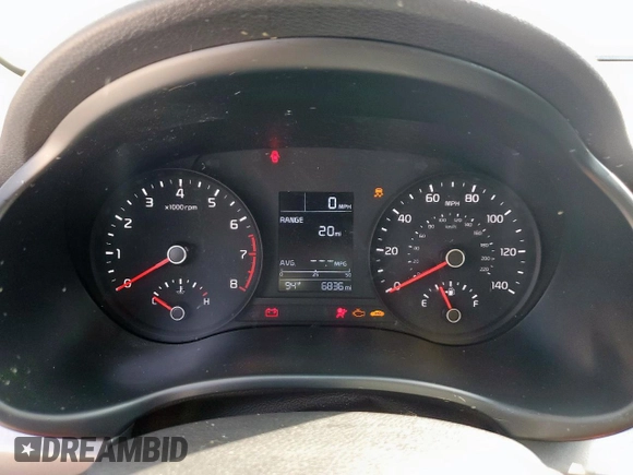 2023 Kia Rio LX z VIN 3KPA24AD2PE597810, wystawiony jako Copart lot #53565235 z przebiegiem 6 836 mil mil oraz Szkoda całkowita • Salvage title. Historia ofert i sprzedaży dostępna na DreamBid. Obrazek 9.