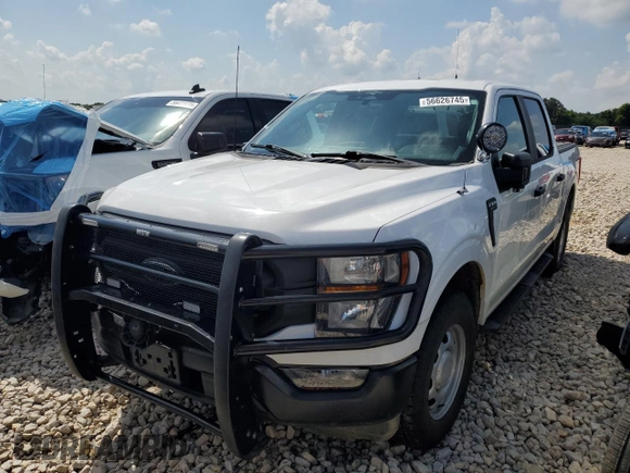 2023 Ford F-150 XL z VIN 1FTEW1EP4PKE20813, wystawiony jako Copart lot #56626745 z przebiegiem 50 119 mil mil oraz Szkoda całkowita • Salvage title. Historia ofert i sprzedaży dostępna na DreamBid. Obrazek 1.