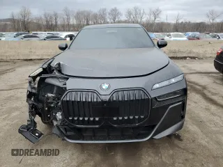 2024 BMW 7 Series 760i xDrive with VIN WBA33EJ08RCR61308, listed as a Copart auction lot 47663095 with 16,294 mi miles and Salvage title. Bid and sale history available at DreamBid. Image 5.