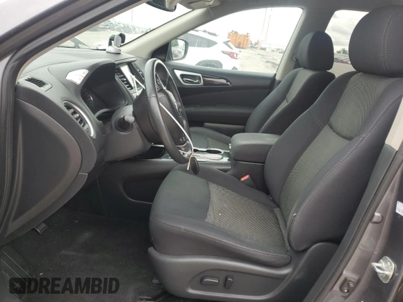 2017 Nissan Pathfinder S with VIN 5N1DR2MN0HC911721, listed as a Copart auction lot 55223785 with 98,049 mi miles and Clean Title. Bid and sale history available at DreamBid. Image 7.