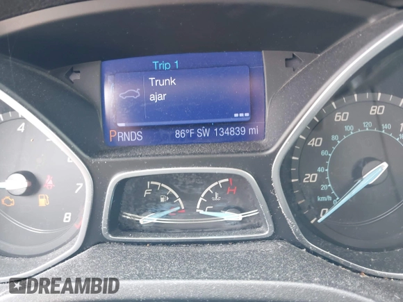 2013 Ford Focus SE with VIN 1FADP3F23DL216426, listed as a IAAI auction lot 42144277 with 134,839 mi miles and . Bid and sale history available at carsss.com. Image 7.