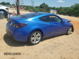 2010 Hyundai Genesis Coupe with VIN KMHHT6KD5AU014219, listed as a Copart auction lot 55022775 with 126,043 mi miles and Salvage title. Bid and sale history available at DreamBid. Image 3.