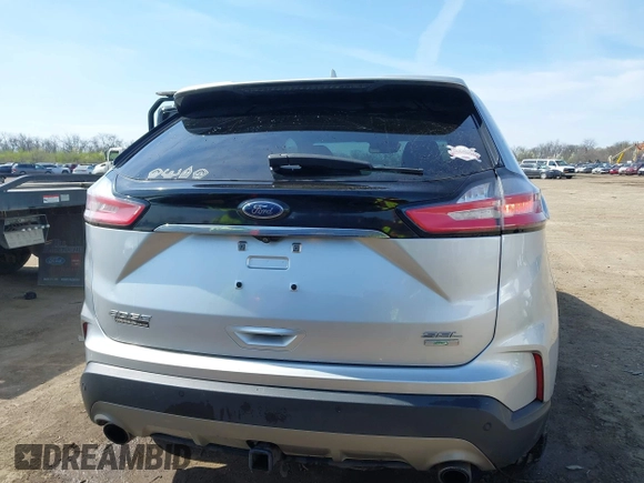 2019 Ford Edge SEL with VIN 2FMPK4J95KBB93708, listed as a IAAI auction lot 41991971 with 122,587 mi miles. Bid and sale history available at carsss.com. Image 16.