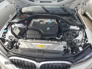 2024 BMW 3 Series 330e with VIN 3MW39FF09R8E27710, listed as a Copart auction lot 74666324 with 0 mi miles and Non Repairable. Bid and sale history available at carsss.com. Image 11.