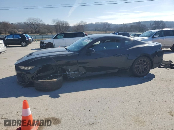 2024 Ford Mustang GT with VIN 1FA6P8CFXR5425350, listed as a Copart auction lot 44554165 with 4,356 mi miles and Salvage Title. Bid and sale history available at DreamBid. Image 1.