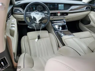 2017 Genesis G90 3.3T Premium with VIN KMHG34JA0HU034816, listed as a Copart auction lot 79538684 with 28,647 mi miles and Non Repairable. Bid and sale history available at carsss.com. Image 8.