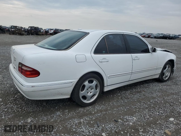2001 Mercedes-Benz E-Class with VIN WDBJF70J51B332881, listed as a Copart auction lot 63487844 with 216,080 mi miles and Salvage Title. Bid and sale history available at carsss.com. Image 3.