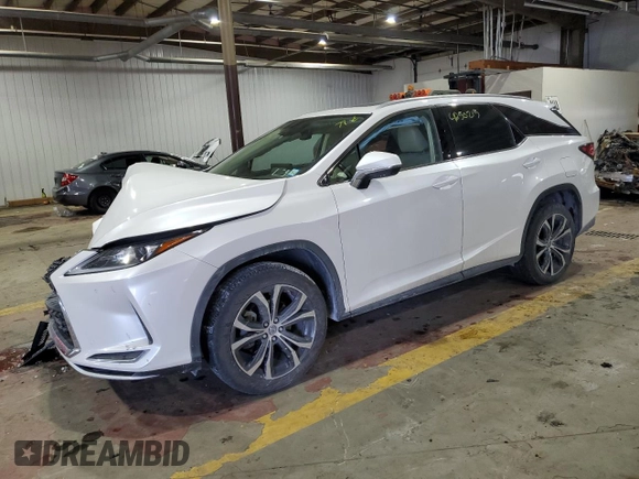 2020 Lexus RX 350L with VIN JTJHZKFA1L2025340, listed as a Copart auction lot 42150215 with 94,304 mi miles and Salvage title. Bid and sale history available at DreamBid. Image 1.