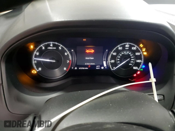2019 Acura RDX with VIN 5J8TC2H31KL037818, listed as a Copart auction lot 87761575 with 72,782 mi miles and Salvage Title. Bid and sale history available at carsss.com. Image 9.