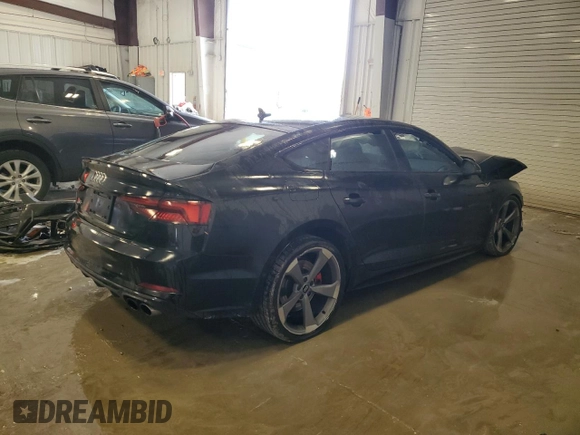 2019 Audi S5 Sportback Prestige z VIN WAUC4CF53KA099235, wystawiony jako Copart lot #57897125 z przebiegiem Nie podano mil oraz Nie do naprawy • Non repairable. Historia ofert i sprzedaży dostępna na DreamBid. Obrazek 3.